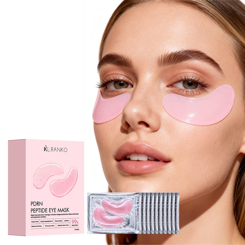 

Коллагеновые патчи для глаз PDRN с ниацинамидом и кофеином, увлажняющие, разглаживающие морщины, для ежедневного бережного ухода за кожей вокруг глаз, 10 пар