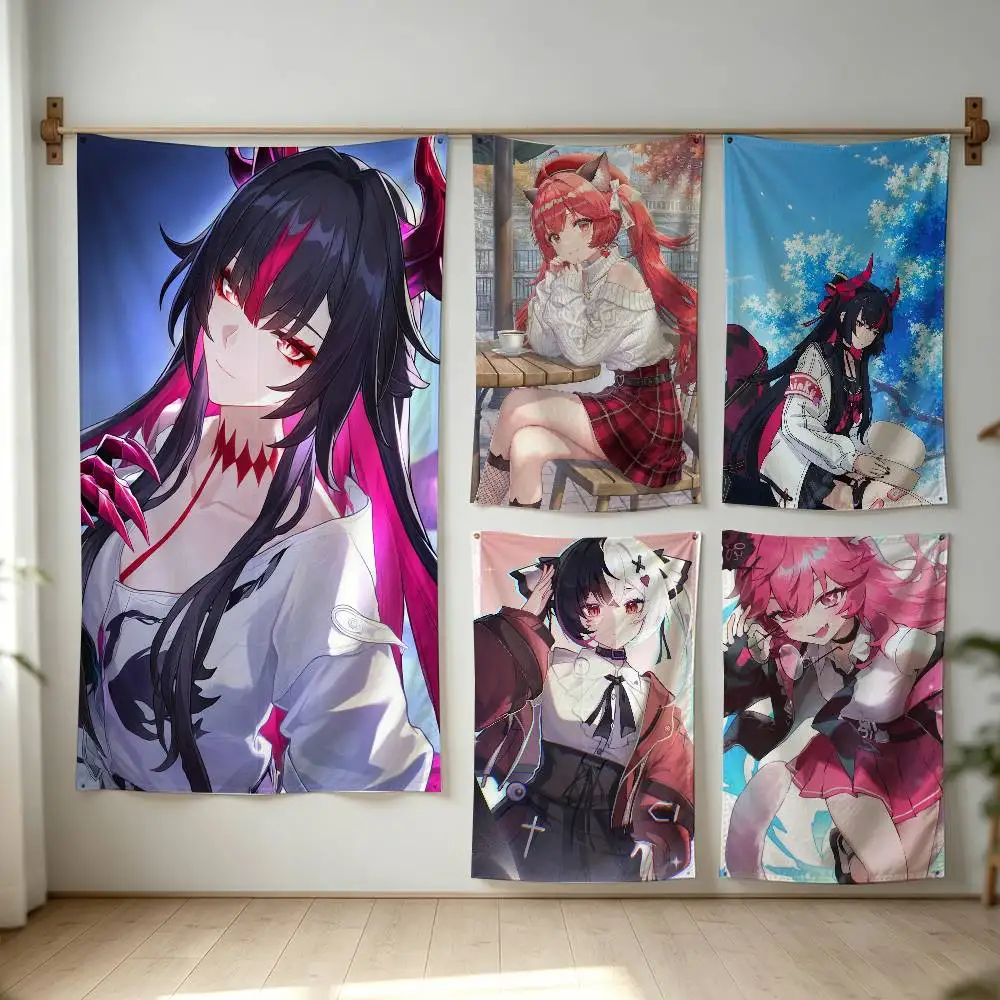 Neverness to Everness Icon Flag Digital Printing Banner for Garage Wall Out Door Decoration