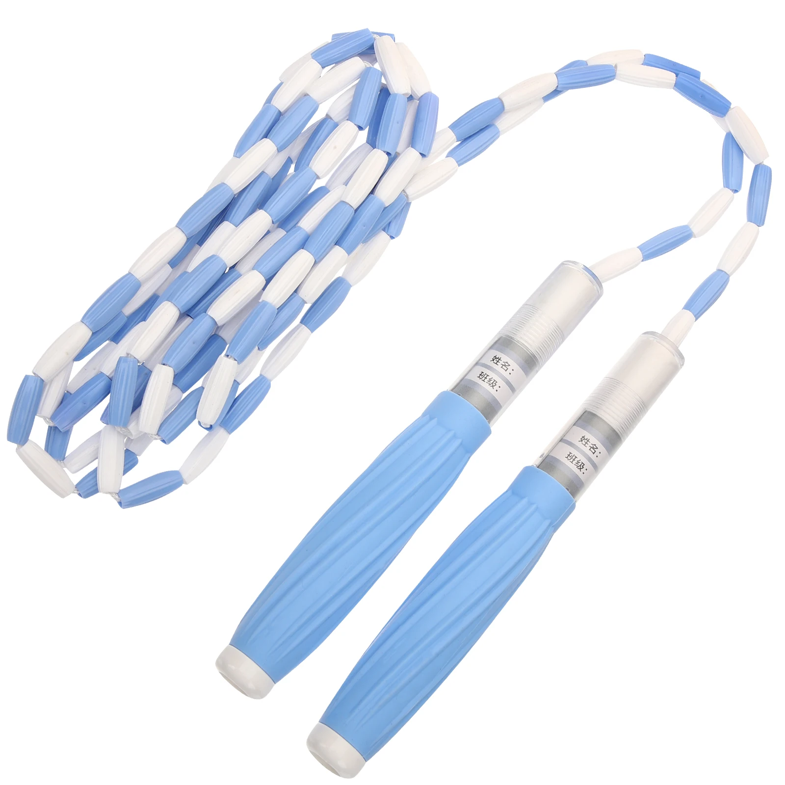 

Beaded Jump Rope for Kids Soft Adjustable Fitness Ropes Ergonomic Handle Anti Slip Lightweight Durable Beads Kids Jump Rope