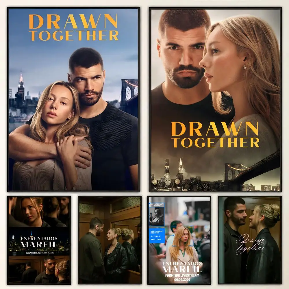 Enfrentados Marfil Romantic Drama Intense Screen Mood Poster Aesthetic Art Print for Bedroom & Living Room Decor, Unframed