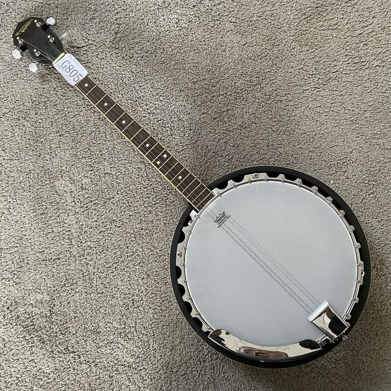 G805 Korean-made Countryman Banjo Guitar 4-String BANJO with Remo Drumhead 19 Frets  11-inch Closed-back Body