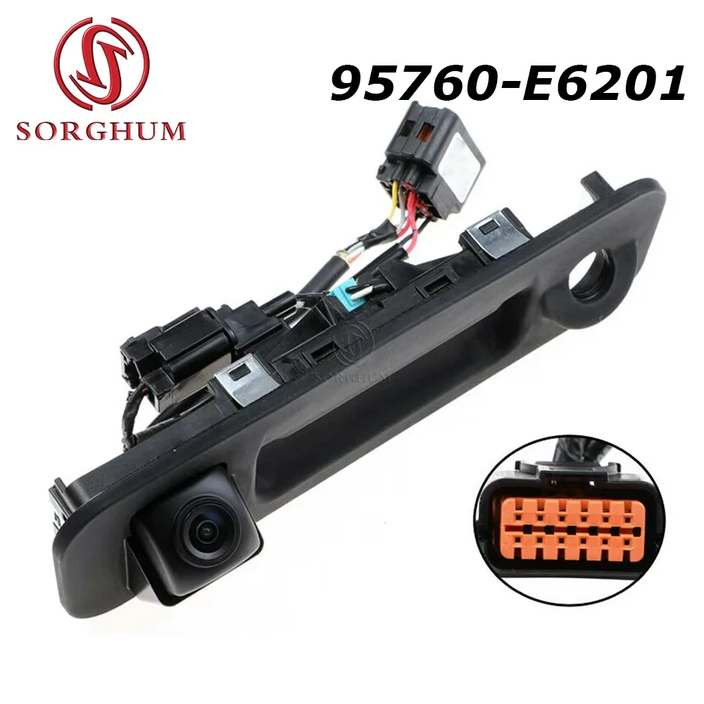 

For Hyundai Sonata LF 2015 2016 2017 2018 Rear View camera Trunk Handle Switch Camera Night Vision 95760-E6201 95760E6201