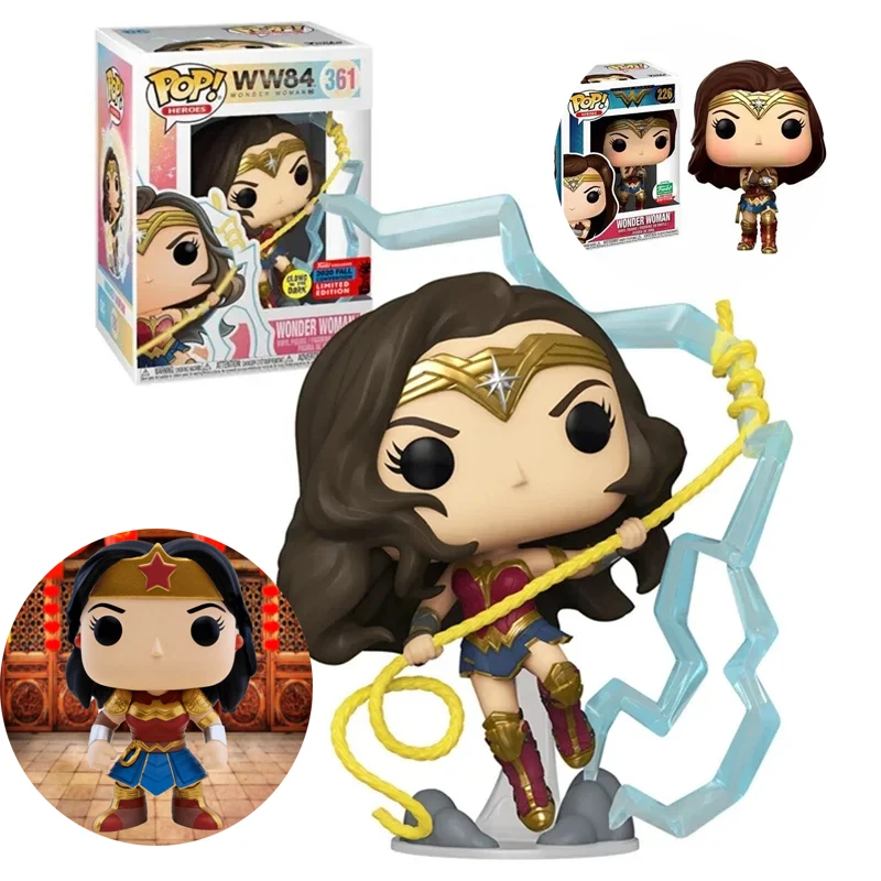 Funko pop ww84 Superhelden Wunder Frau # Wunder Frau # # # Modell Spielzeug leuchtet im Dunkeln für Kinder Geschenk