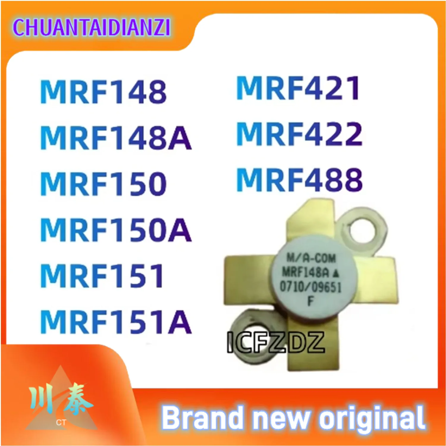 100% new original MRF136 MRF137 MRF138 MRF150 MRF151 MRF422 MRF428 MRF448 Rf microwave power transistor high frequency tube