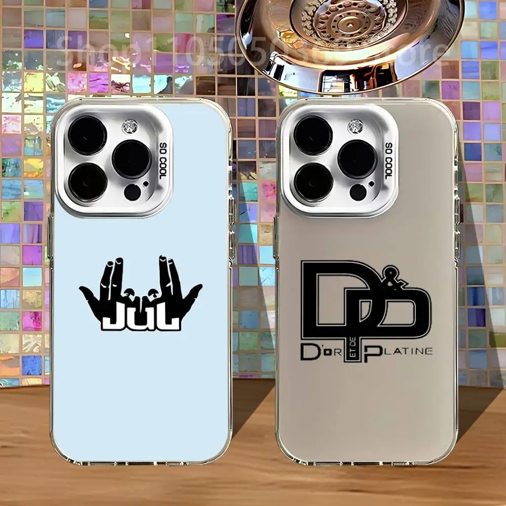 

Franch Rapper Jul Phone Case For iPhone 16,15,14,13,12,11,Pro,XS,Max,Plus,Mini,SE4,E White Matte Shockproof Cover