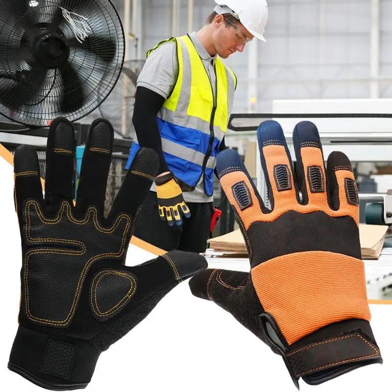 Safety Work Gloves Non-Slip Mechanics Gloves Gardening Gloves For Men And Women Safety Protective Gloves For Gardening Warehouse
