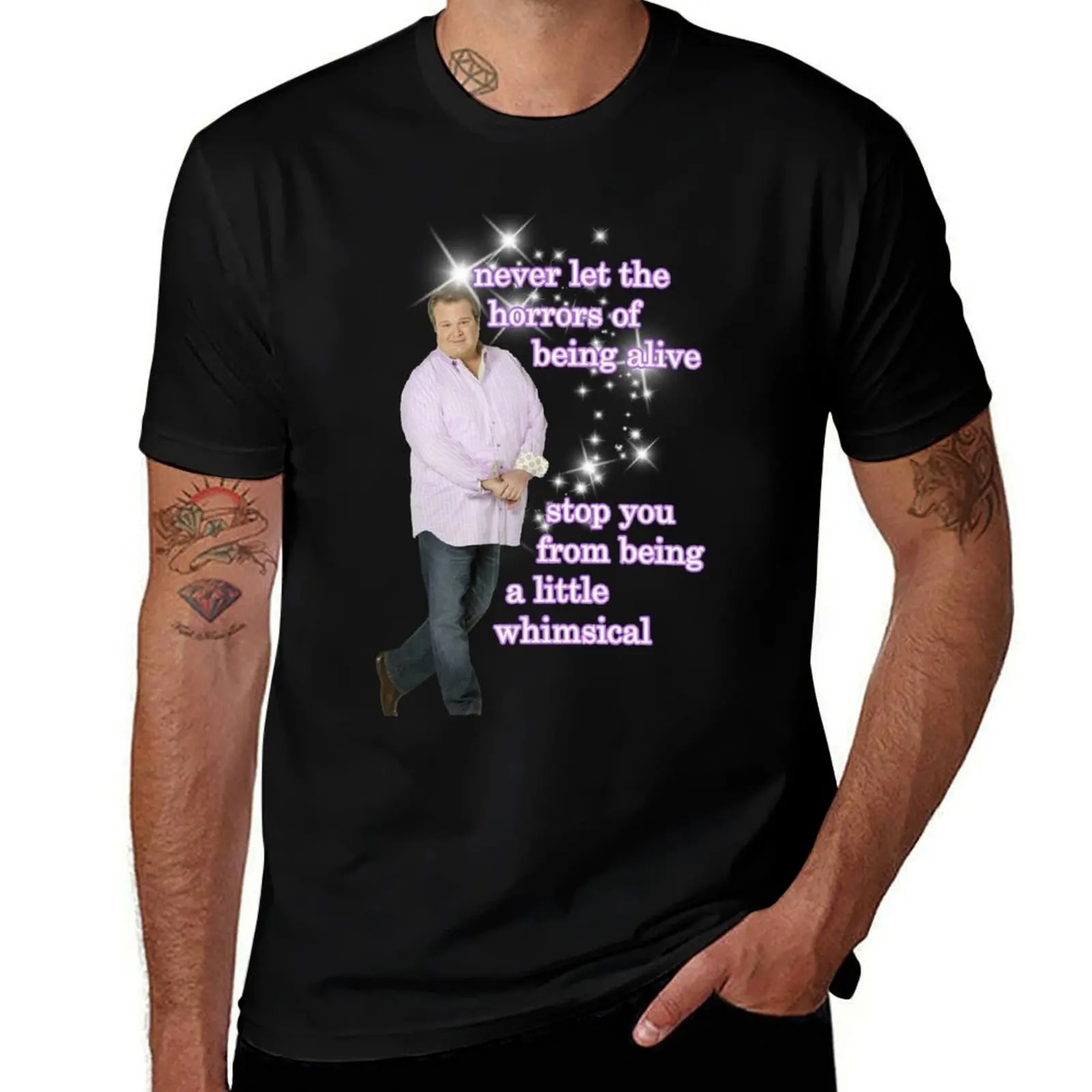 Ne laissez jamais les horreurs de la vie vous empêcher d'être un peu capricieux, T-shirt décontracté pour Halloween