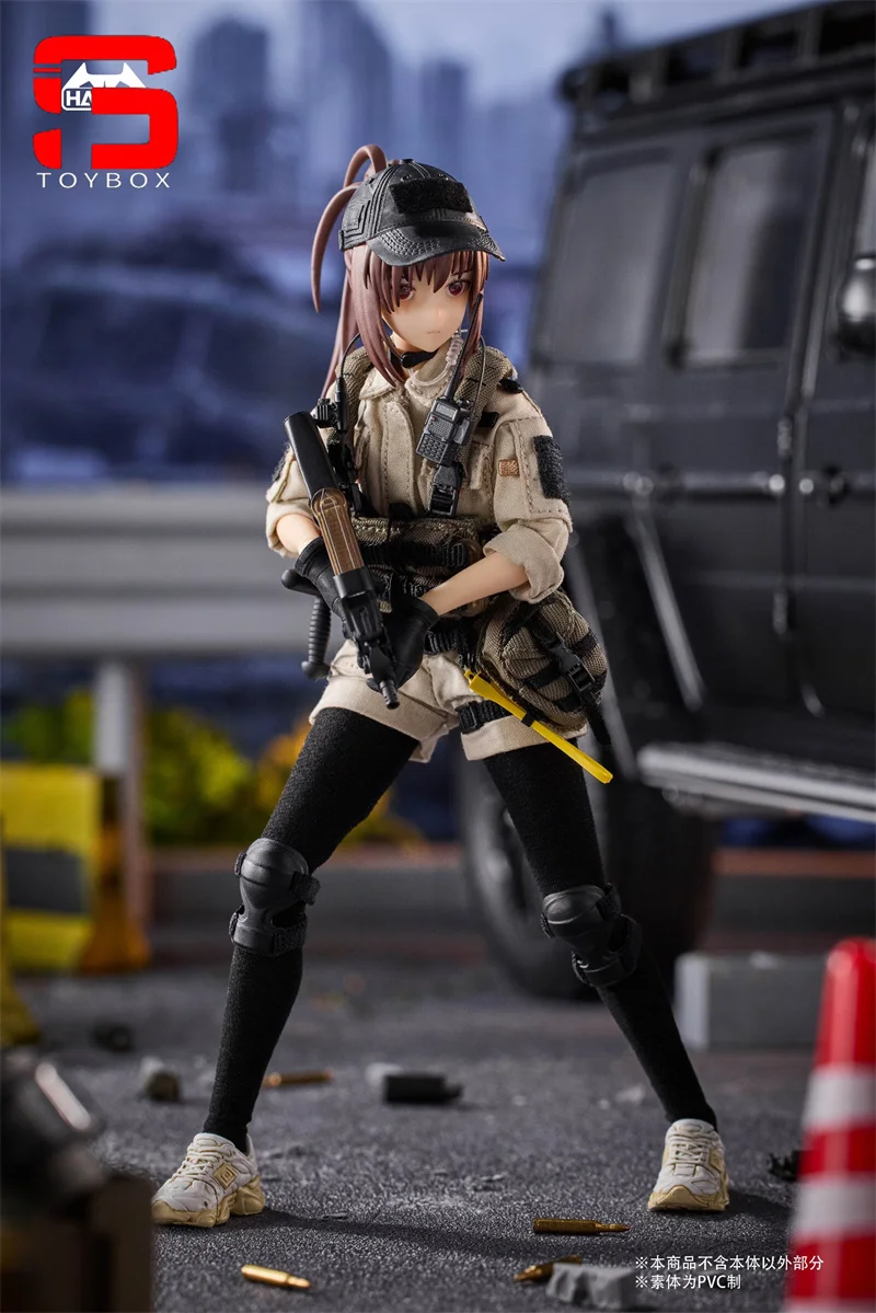 【2024 Q4】HASUKI PA006 1/12 Guard Girl Action Figure Pocket Art 15.5cm Female Soldier Figurine Full Set Collectible Model