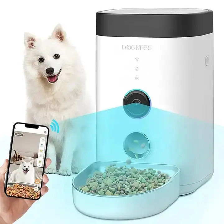 

Manufacturer Smart Pet Feeder Cat Food Dispenser Timing App Remote Control Automatic Dog Feeding Bowl