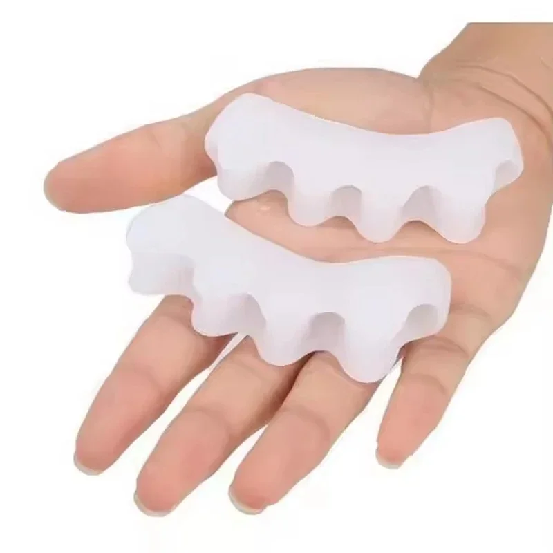 Toe Separator Elastic Protector Sleeve Correction Hallux Valgus Silicone Orthopedic Separator Straightener Foot Care Tool