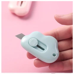Cute Clouds Knife Kawaii Art Cutter Knife Student Art Supplies Tools Stationery School Supplies Mini Box Cutter