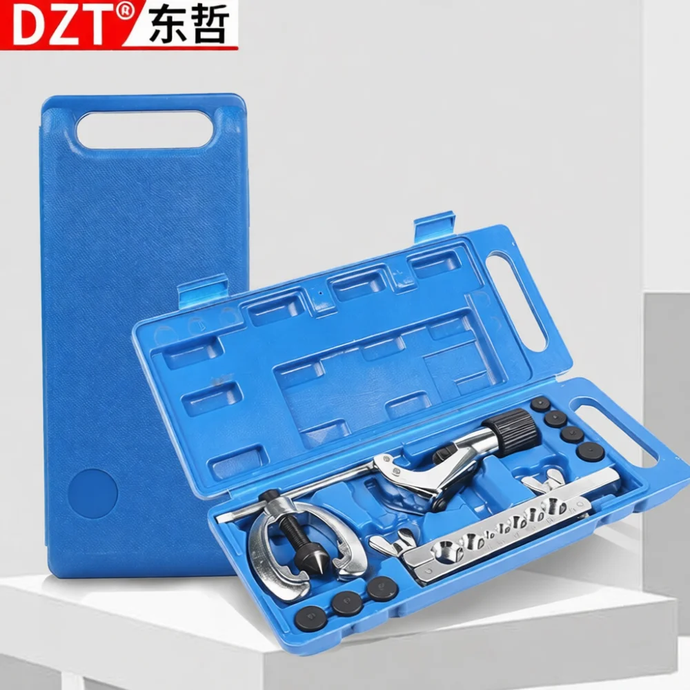 Heavy Duty 45 Degree Manual Flaring Tool Kit Pipe Expander For Copper Aluminum Tube Swaging HVAC Plumbing Repair Hand Tool