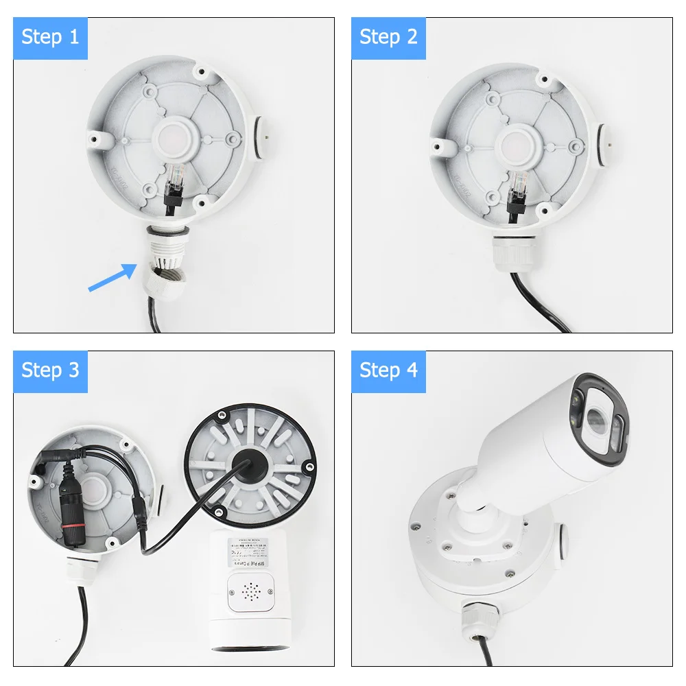 Misecu wasserdichte Anschluss dose für 629ebp 669bp pt629 IP-Kamera halterungen CCTV-Zubehör für Kameras