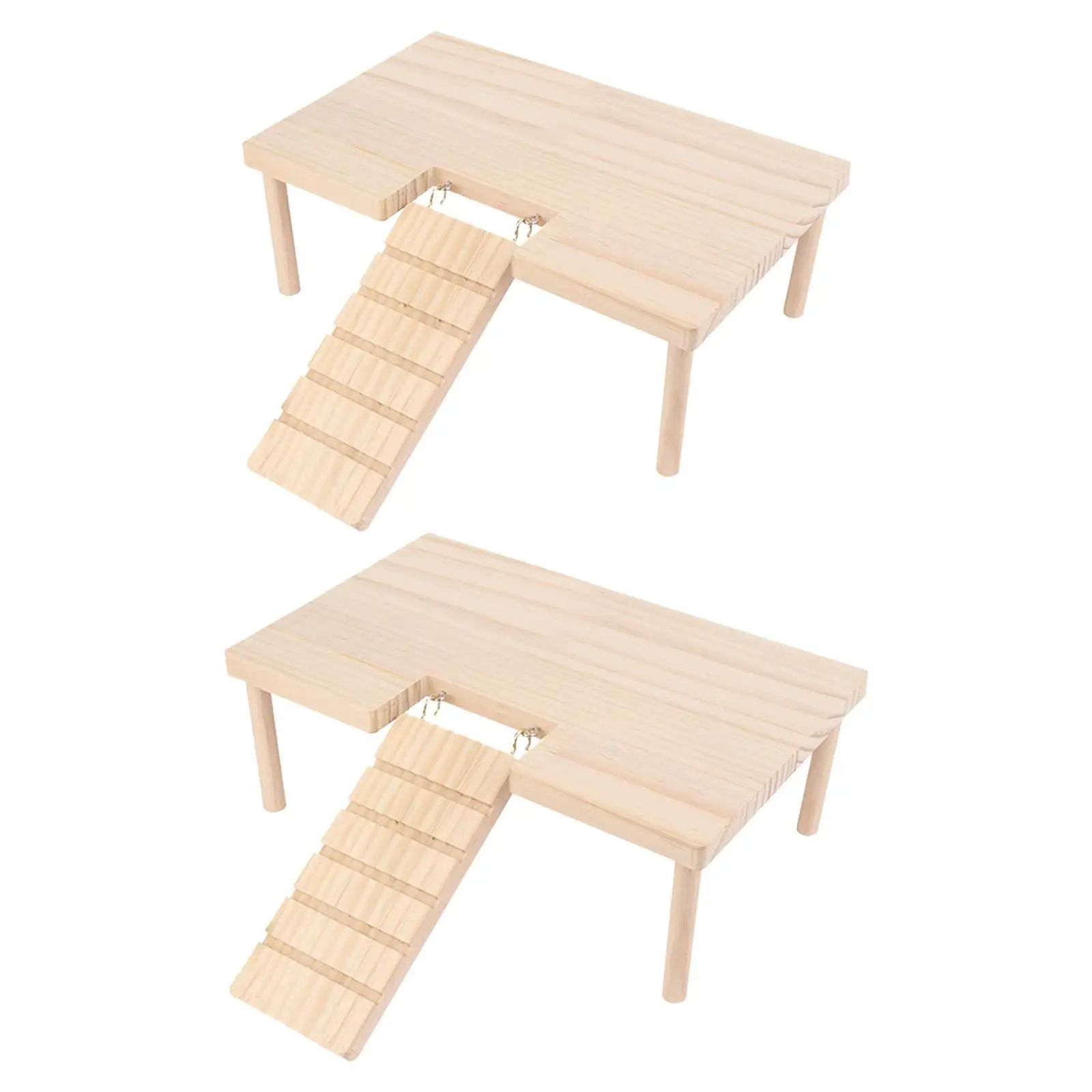 سلم التسلق لمنصات الهامستر ملحق موئل الدرج الحيواني الصغير للقوارض