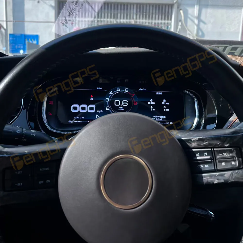 Car LCD Dashboard For Ford Mustang Shelby GT500 2006-2014 Digital Cluster Instrument Panel Cockpit Multifunctional Speedometer