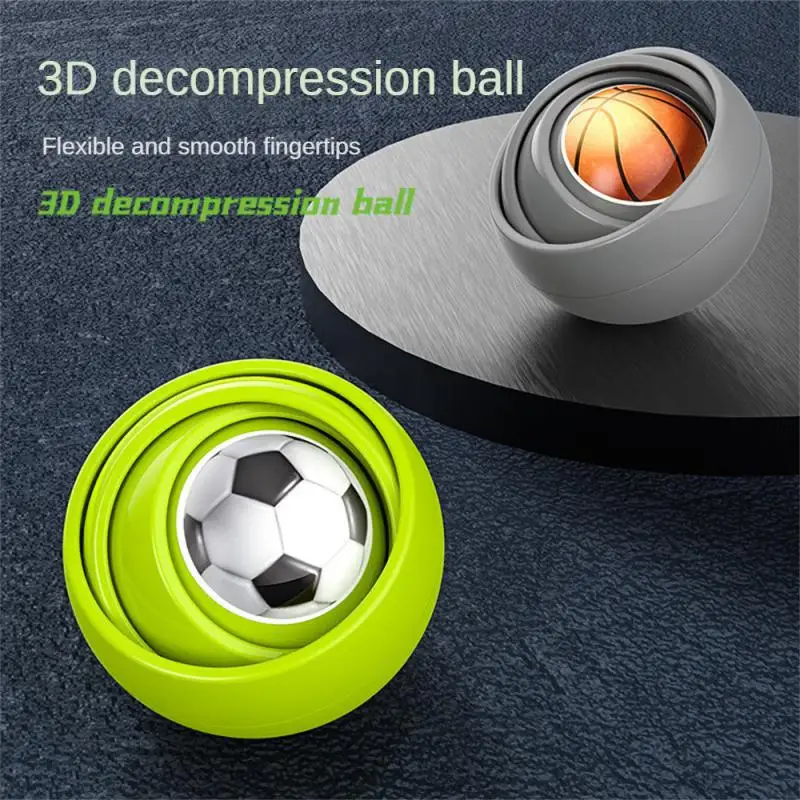 Educational Toy Ball Spinner Toy Ball Roller New Toys Hobbies Fidget Roller Stress Relief Toy Decompression Ball Toy Anti Stress