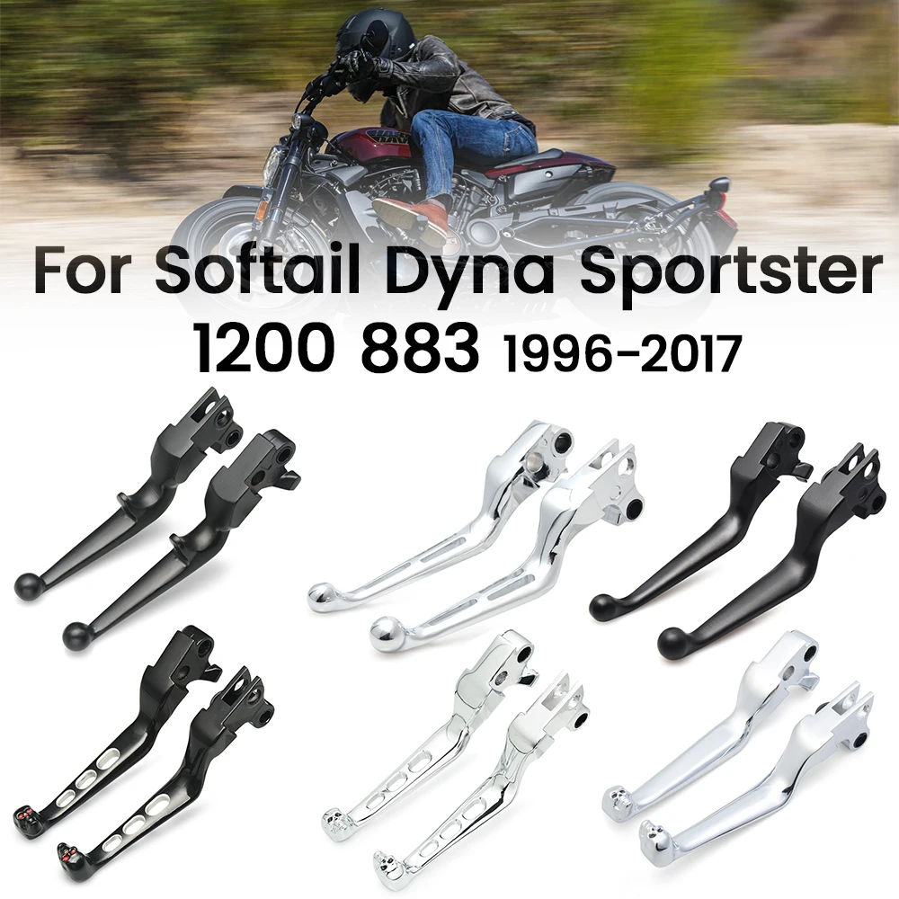 

Motorcycle Hand Control Brake Clutch Levers For Harley Softail Dyna Sportster 1200 883 Touring Electra Glide Road King 1996-2017