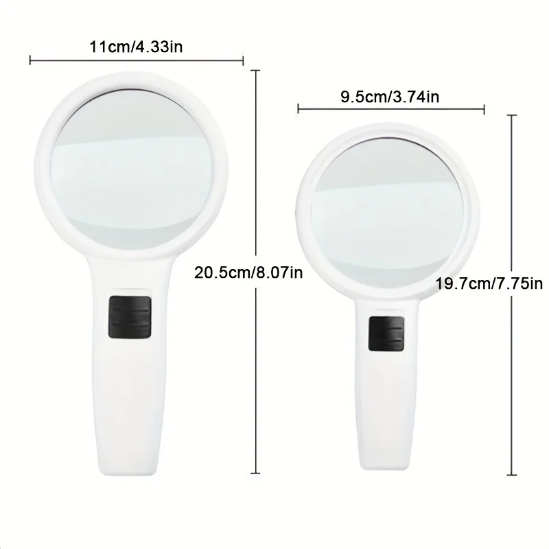 1pc 30X 45X 3 LED Light Magnifying Glass Lens Mini Pocket Handheld Microscope Jewelry Loupe Magnifiers Reading Glass Repair Tool