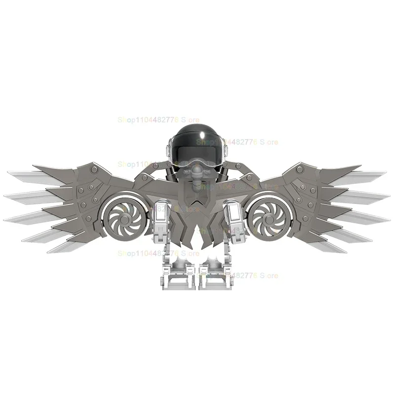 

Comic Building Blocks Cartoon Movie Action Figures with wing Accessories Collection Characters Model Toys for Children Gifts