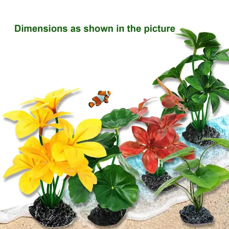 Reptile Artificial Plants Artificial Seaweed Decor for Aquarium Simulation Aquarium Fish Tank Plant  Amphibian Habitat Hideout