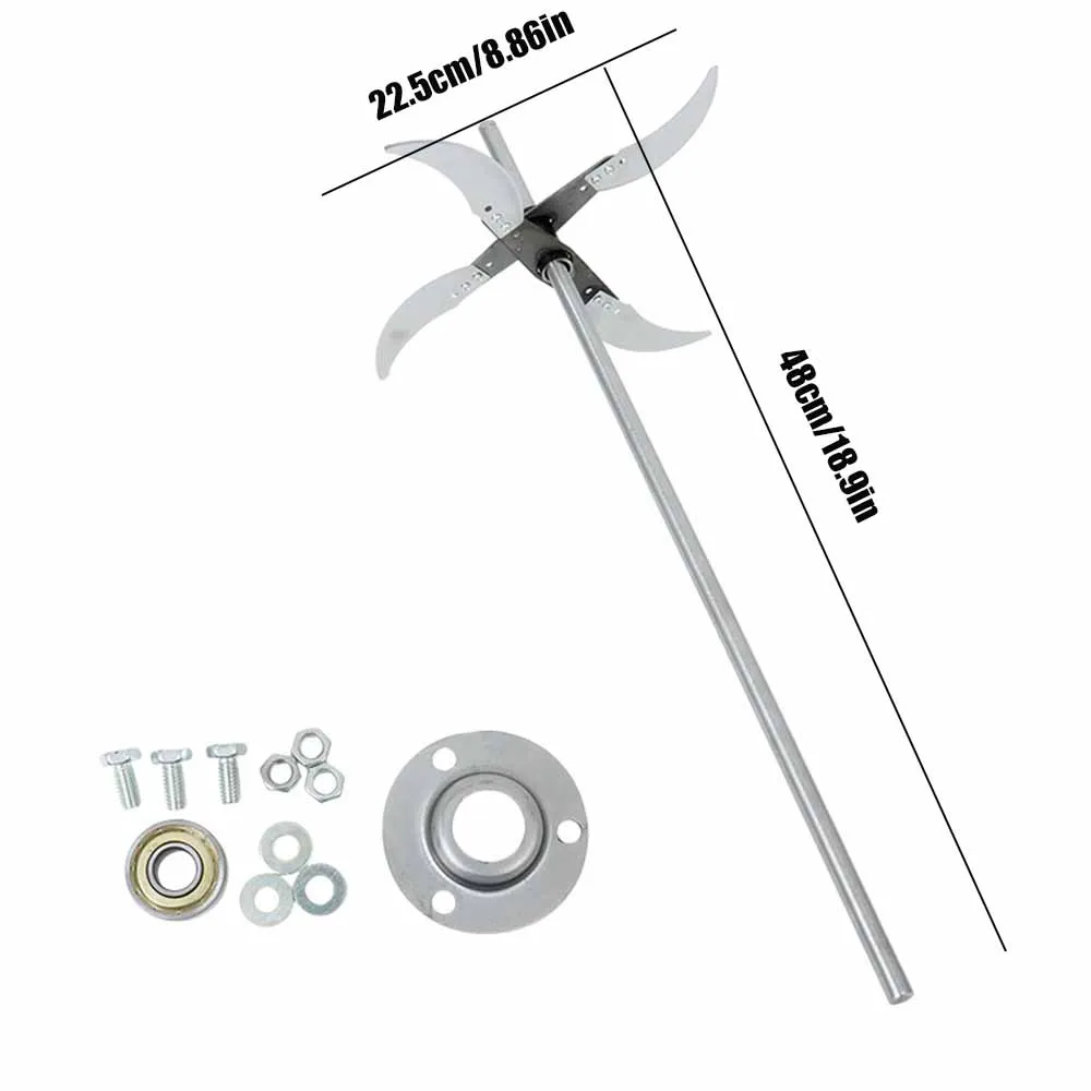 

Household Farming Grass Shredder Knife Blades,12mm Diameter Inner Hole Chaff Cutter Blades Power Tool Accessories