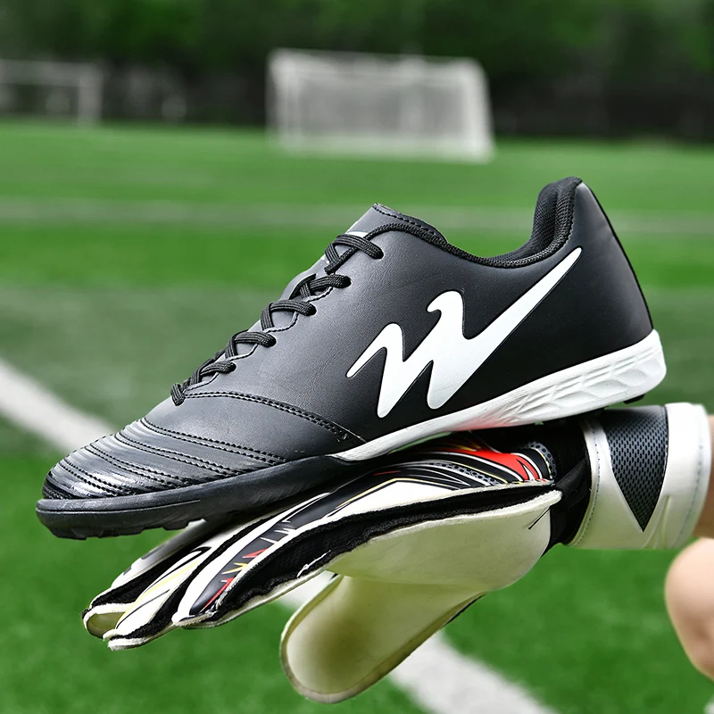 Double Star Football Shoes TF Broken Nails Anti slip Grasping Youth Sneakers 35-46 Sizes Available in Multiple Colors