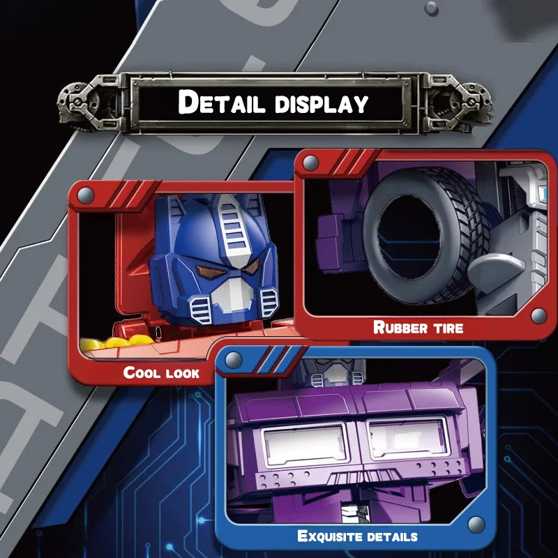 Transformeerbaar robotspeelgoed voor kinderen, traagheidsvrachtwagenmodellen, Optimus Prime krijgerjongensbeeldjes, King Kong-cadeaus