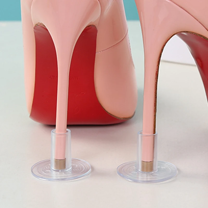 20 Pairs High Heel Protectors Latin Stiletto Dancing Covers Heel Stoppers Non-slip Silicone High Heeler For Wedding Party Favor