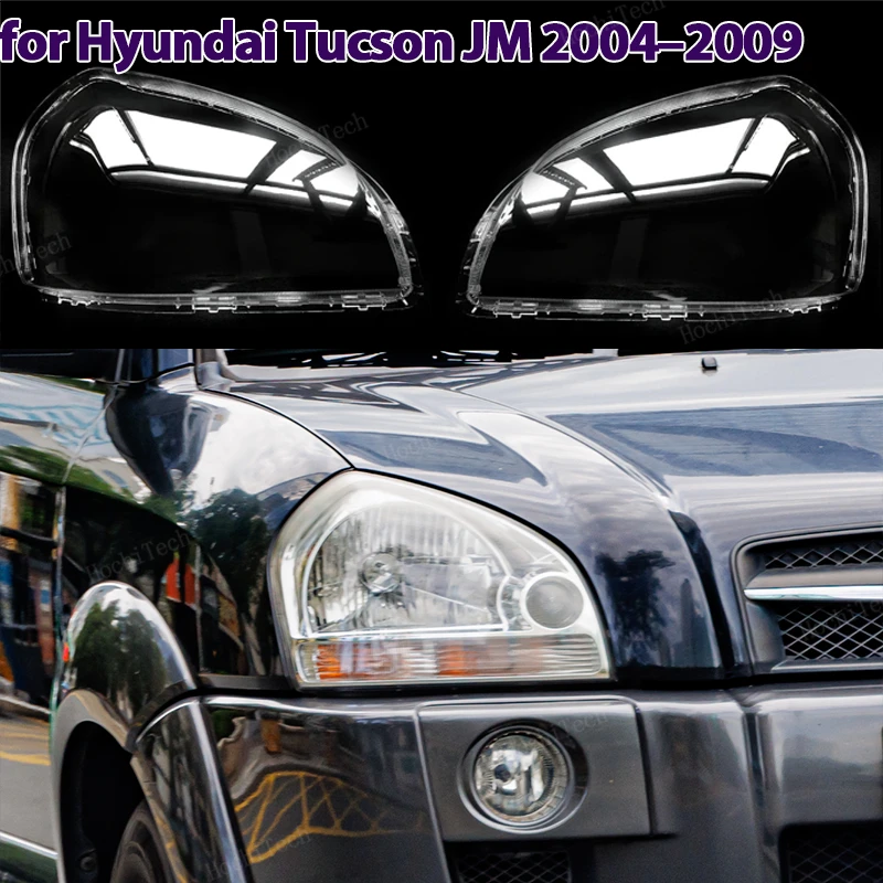 

Headlight Housing Protection Glass Cover Headlamps Transparent Shell Lens For Hyundai Tucson JM 2004-2009