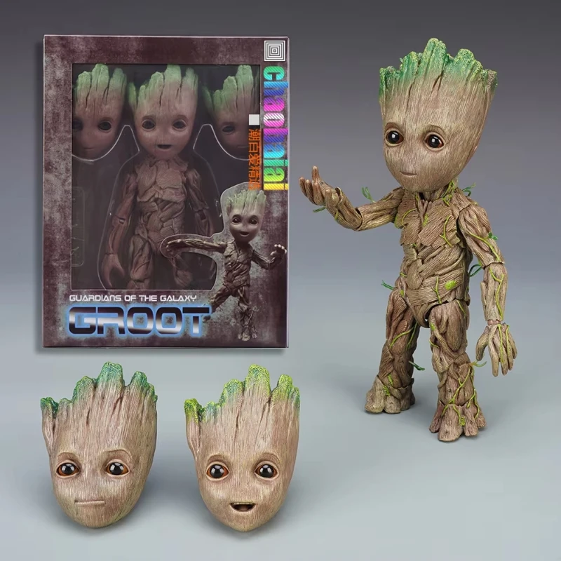 

Guardians Of The Galaxy Groot Baby 1:1 Scale Movable Hand Action Figure Collectible Toy Model In Original Packaging Gift