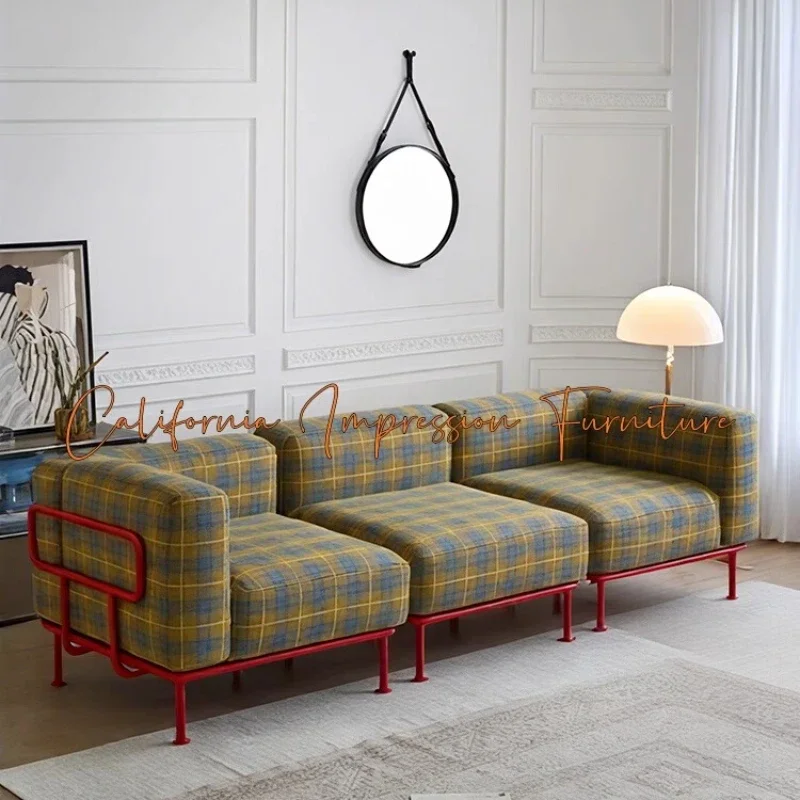 

ZLoveseat Lazy Living Room Sofas Vintage Individual Puffs Minimalist Living Room Sofas Couch Cheap Muebles Postmodern FurnitureZ