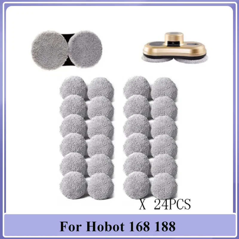 For Hobot 168 188 mop pro accessories High Quality Window Cleaning Weeper sweeping Cloth Robot Vacuum Cleaner spare Parts