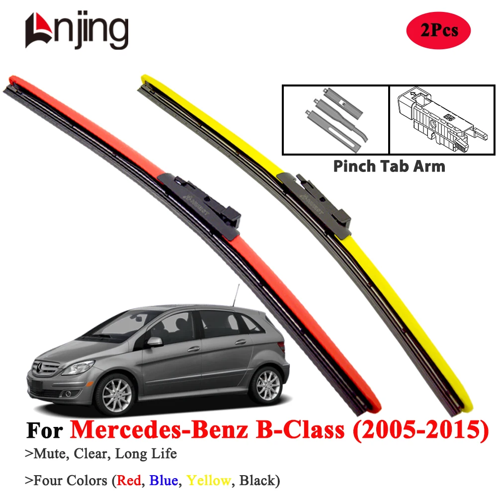 

LNJING Wipers For Mercedes Benz B Class W245 W246 2005-2015