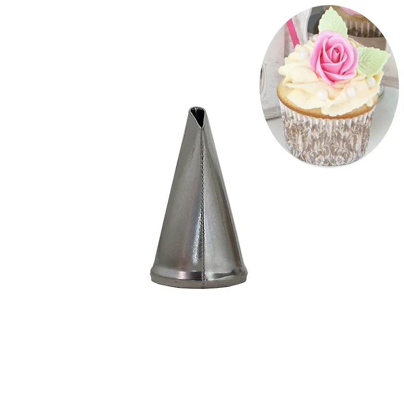 

#CP21 Rose Flower Cake Decorating Pastry Tips Metal DIY Cupcake Fondant Icing Piping Nozzles Pastry Baking Tools