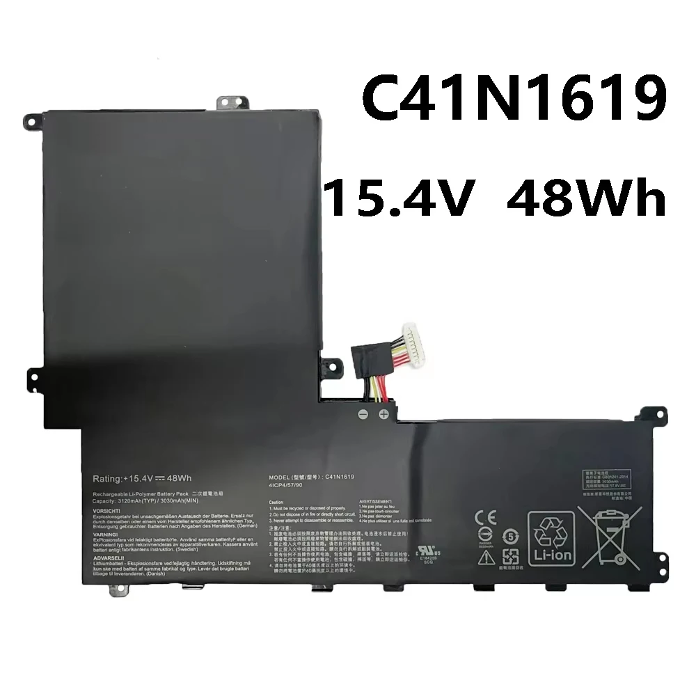 

C41N1619 Аккумулятор для ноутбука 15,4 В 48 Втч для Asus Pro B9440 B9440UA-XS51 B9440FA B9440UAV 0B200-02350100