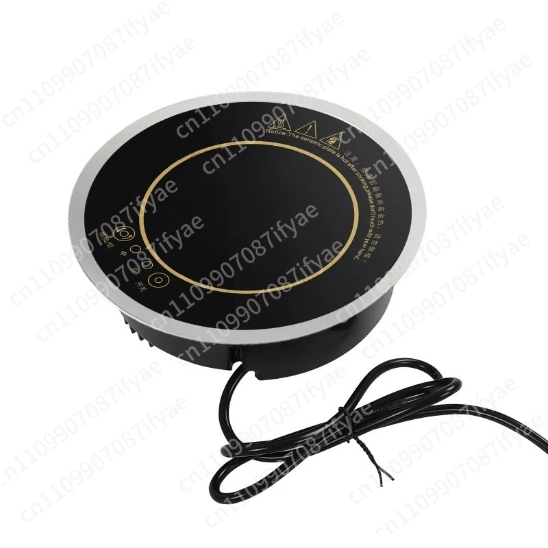 Control 800W For Car Home Caravan Yacht Kitchen RV Induction Cooker 220V Embedded Bordered Circular Square Touch
