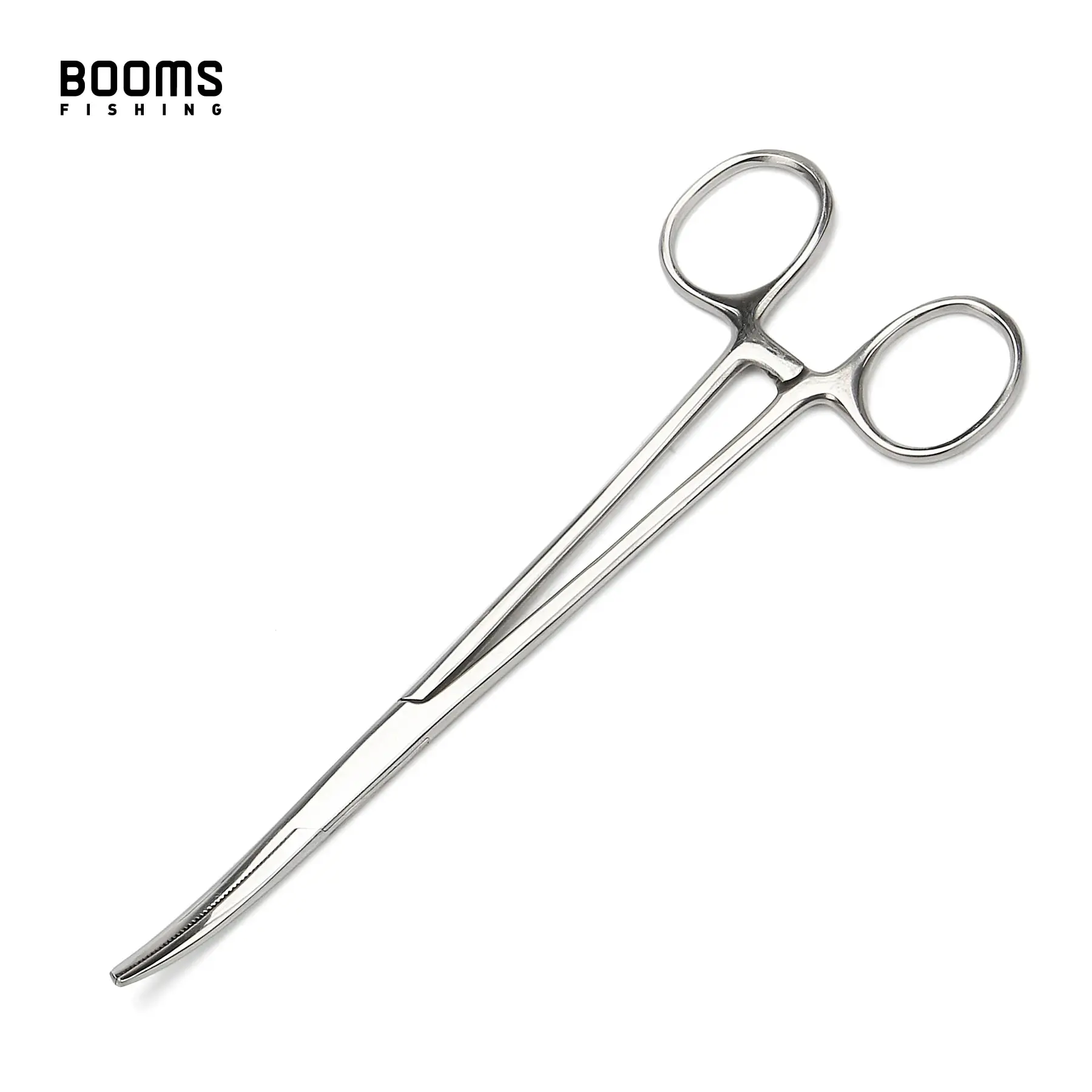 Booms Fishing F04 Fishing Pliers Stainless Steel Fish Hook Remover Curved Tip Clamps Line Cutter Takle Tool Accessories