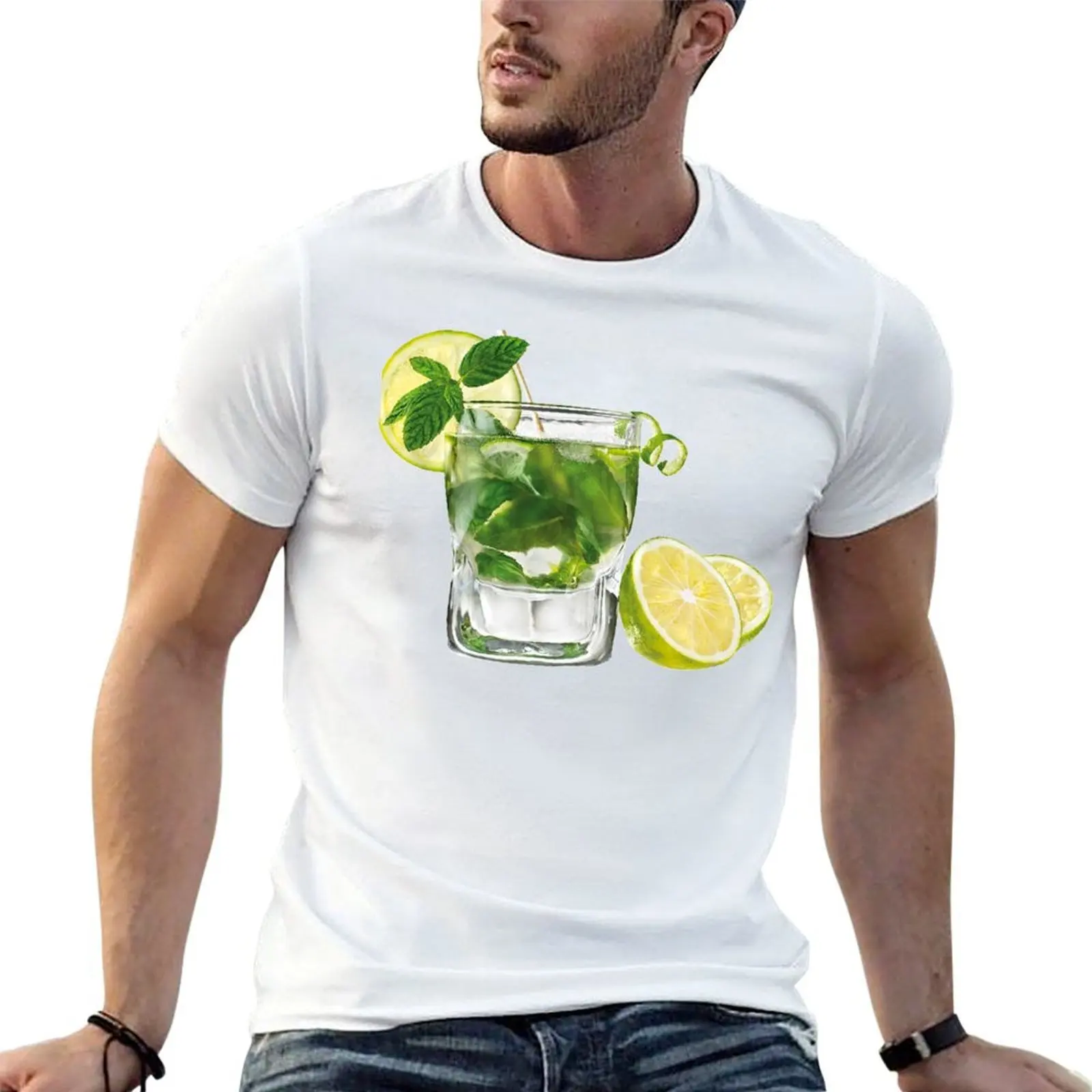 

Mojito Time v1 T-Shirt man t shirt luxury cotton t shirt man g man t shirts for men T-shirt