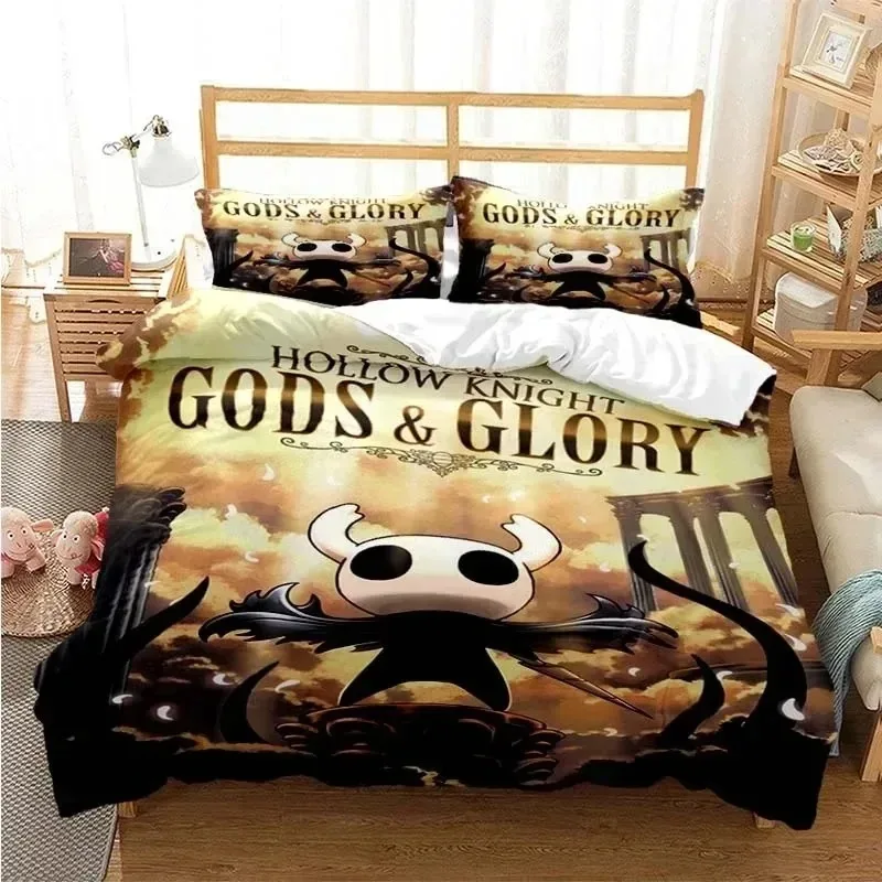 

New Hollow Knight Fashion 3D Digital Printing Bedding Set Duvet Cover Comforter Bed Single Twin Full Queen Youth Girl Boys Gift