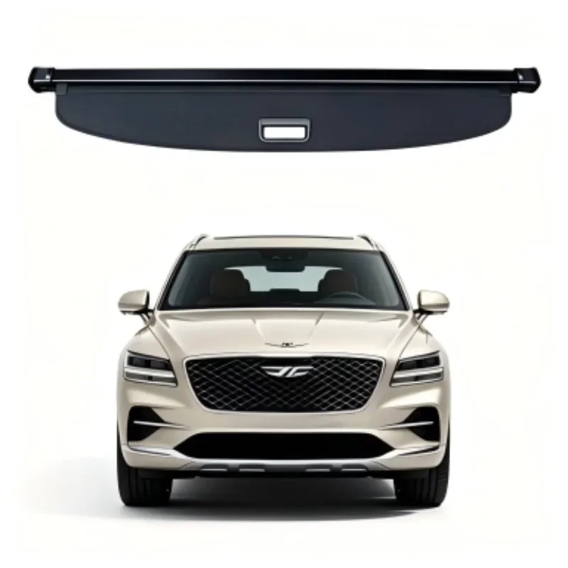 Cargo Cover Trunk Privacy Shade Rear Security Partition Anti-Theft Shield Retractable Organizer for Genesis GV80 2023