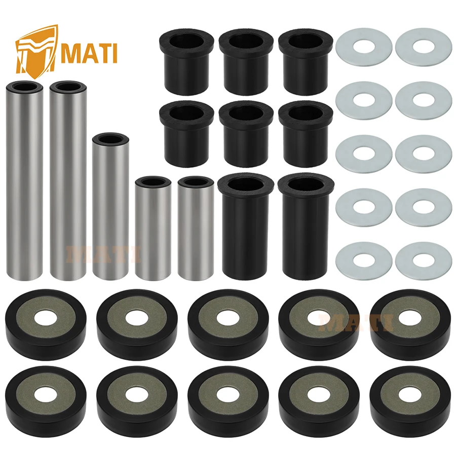 Rear A-Arm Suspension Bushing Rebuild Kit for Suzuki KingQuad 450 700 LT-A450X LT-A700X 61551-31G00 51255-18900 08211-10281