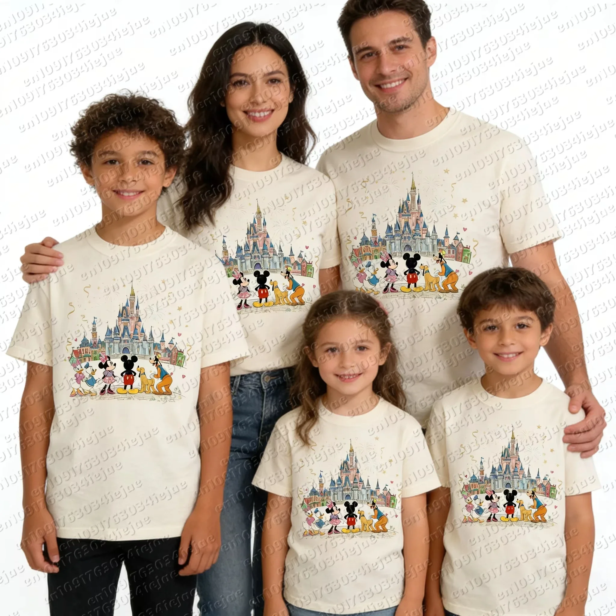 2026 Mickey and Friends Magical Cotton Shirts, Happiest Place on Earth Tee, Magical Castle Mouse Shirt, Family Vacation Shirt view 2