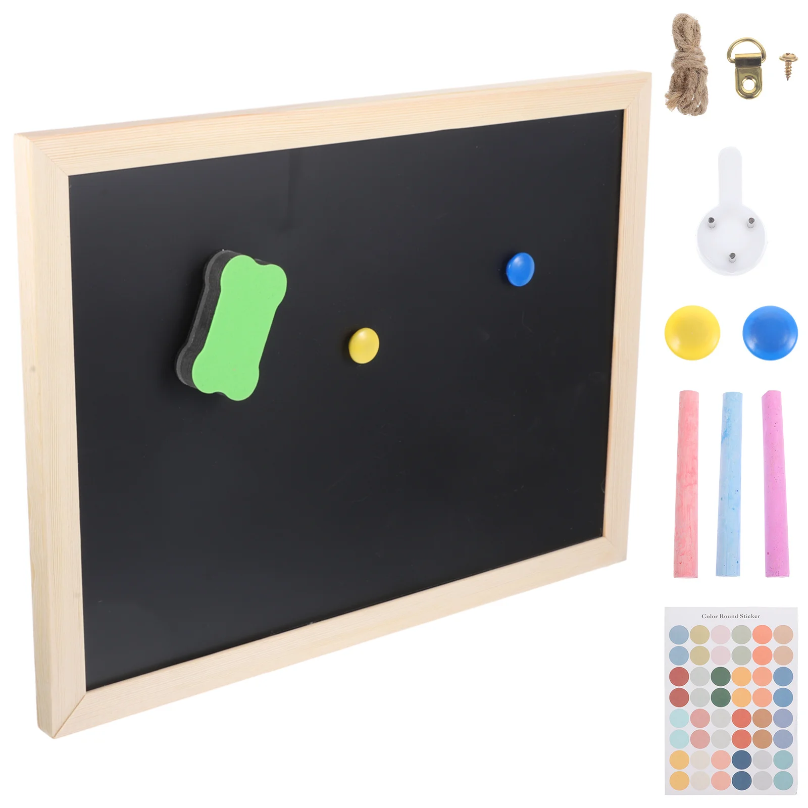 لوحة إعلانات الفلين لوحة مذكرة معلقة عتيقة ديكور مكتب حائط مستطيل ديكور ذاتي الصنع متعدد الاستخدامات للاستخدام المنزلي والمكتب #2