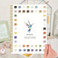Mystical Birds of the Forest Coloring Book - Innovative Thick Paper Paint-By-Number Kit, Stress-Relieving Adult Coloring Book,