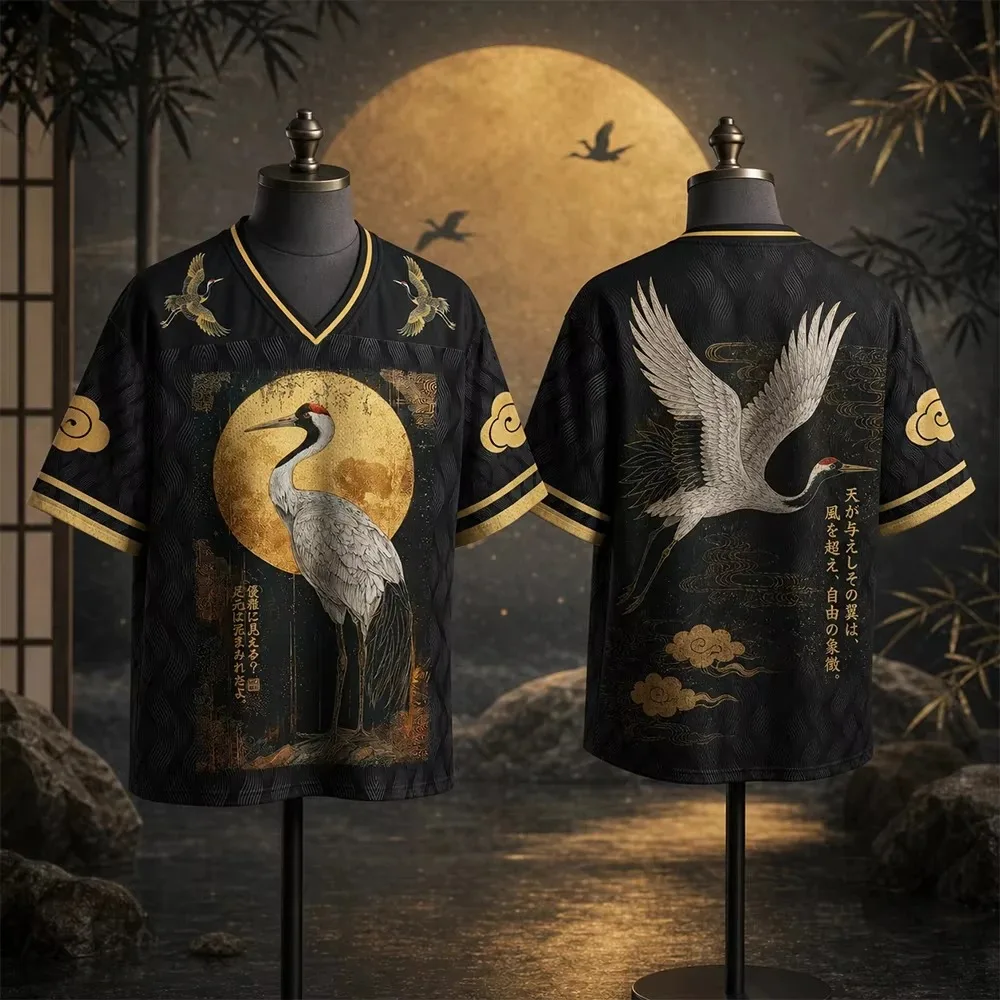 Lotus Flowers and Koi Fish 3D Print Sport Quickdry Breath Men V-neckT-shirt Outdoor Street Casual FashionTeam Train Parent-Child