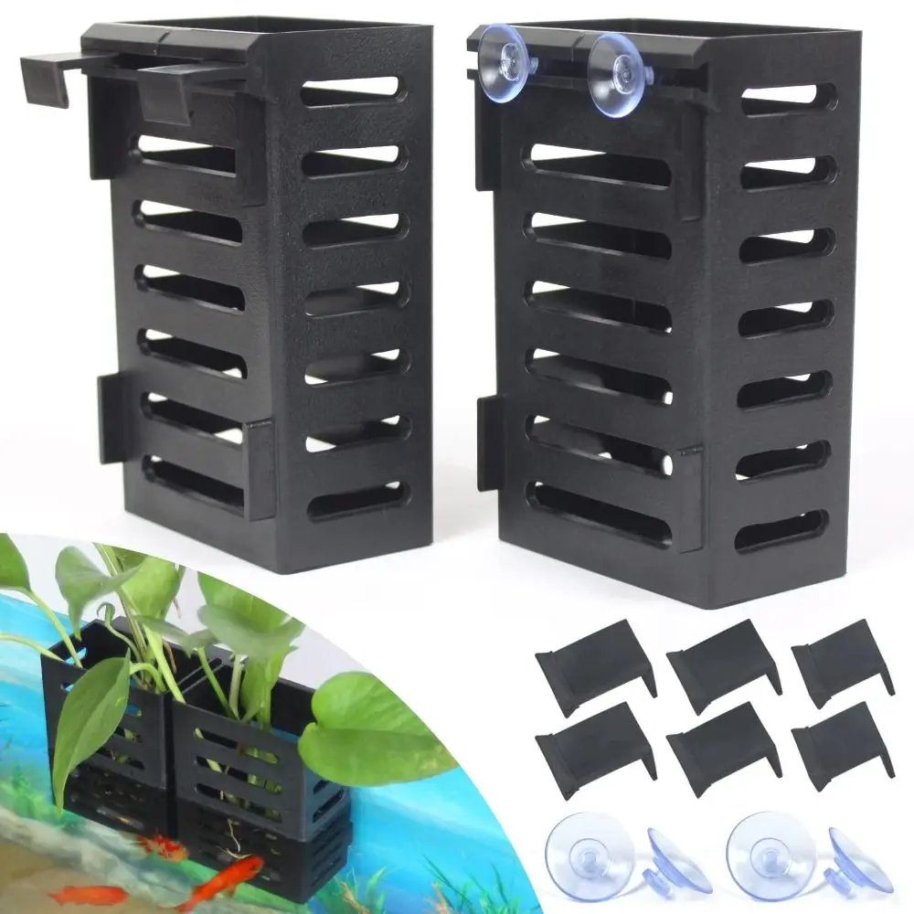 Aquarium Aquarium Pflanzen halter mit Haken Saugnäpfe für Smaragd pflanze für Wasser pflanzen anbau Wasserspiel Dekoration
