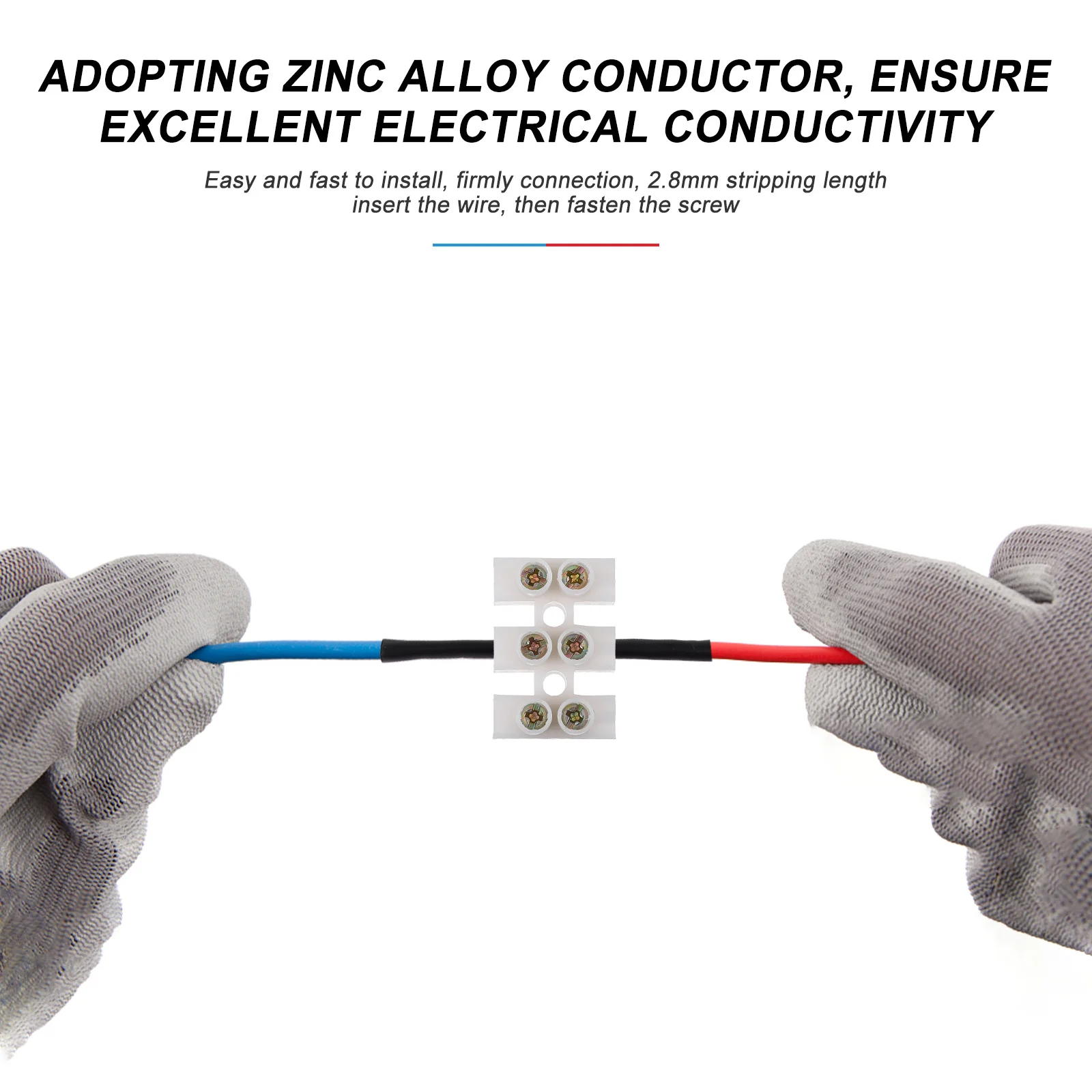 

30 шт., винтовая клеммная колодка для проводов, 10a, быстрое подключение, 3-позиционная клемма для электроприборов, быстрый разъем