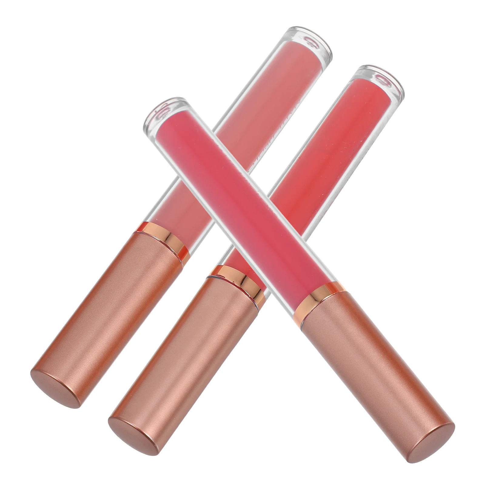 3Pcs Lip Glaze Set Long Wearing Matte Liquid Lipstick Waterproof Fast Drying Non Sticky Comfortable Wear Ideal for Any Occasion