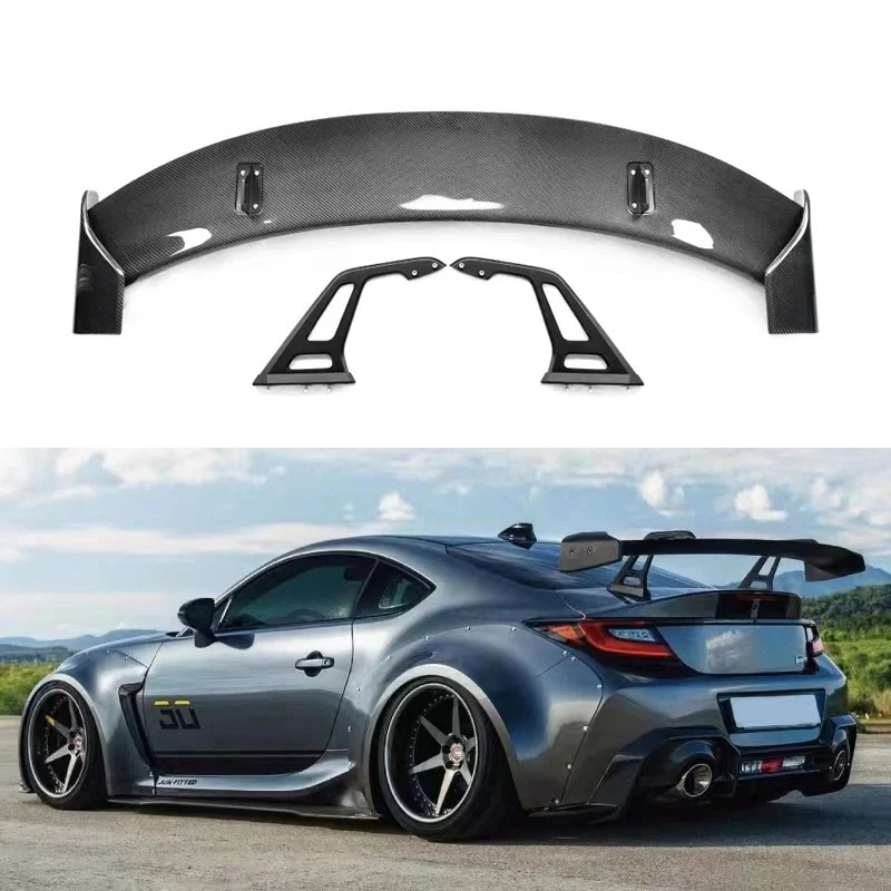 

New Carbon Fiber A-D Style Swan Neck Wing For Toyota GR86 86 ZD8 ZN8 BRZ Performance Kit Spoiler Rear Wing