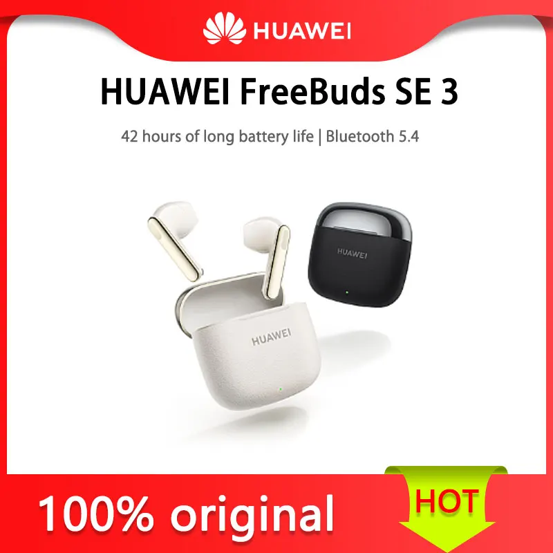 HUAWEI FreeBuds SE 3 42 時間の長いバッテリー寿命、軽量でコンパクトな Bluetooth 5.4